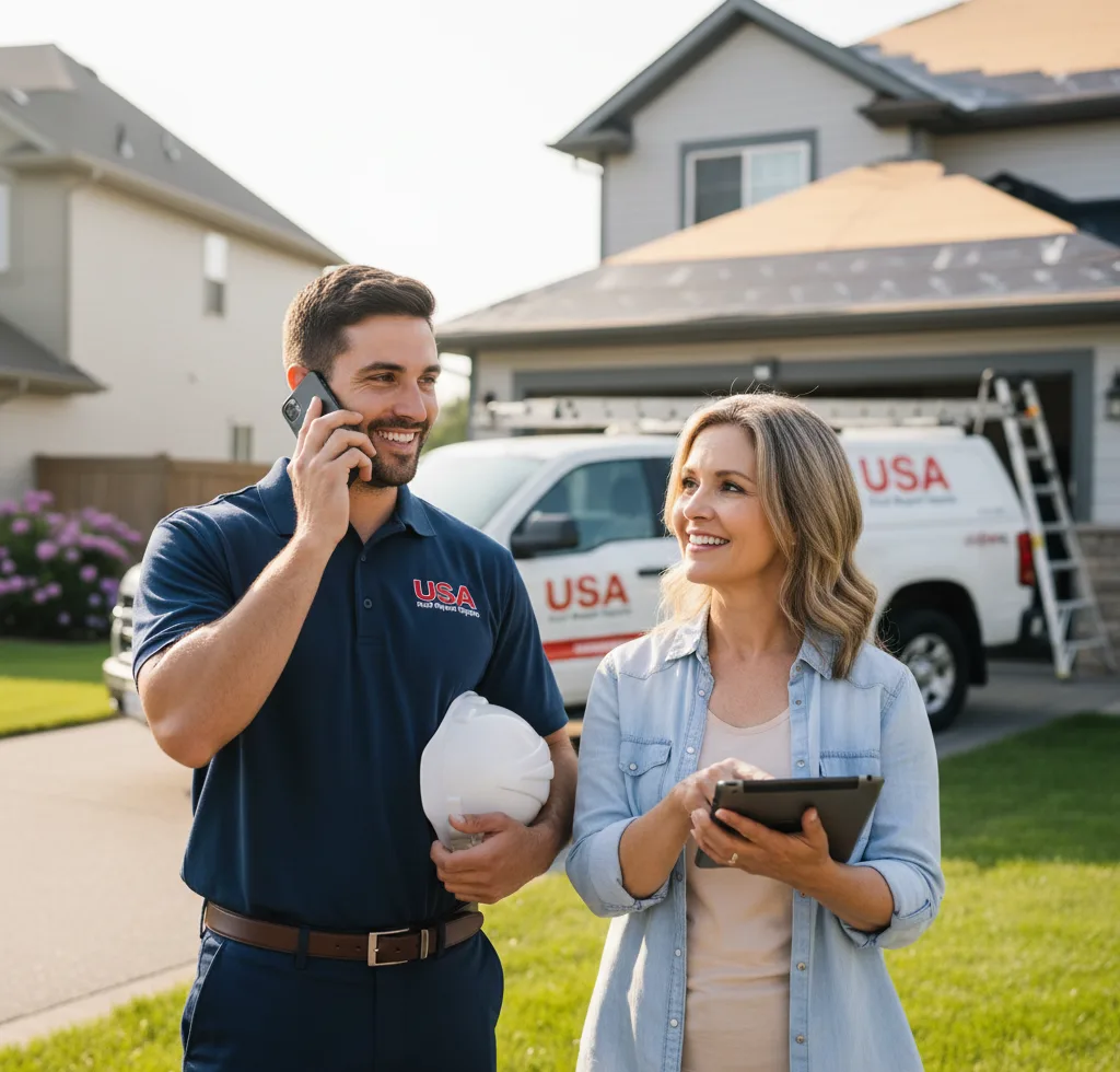 USA Roof Repair Experts customer support in New Concord